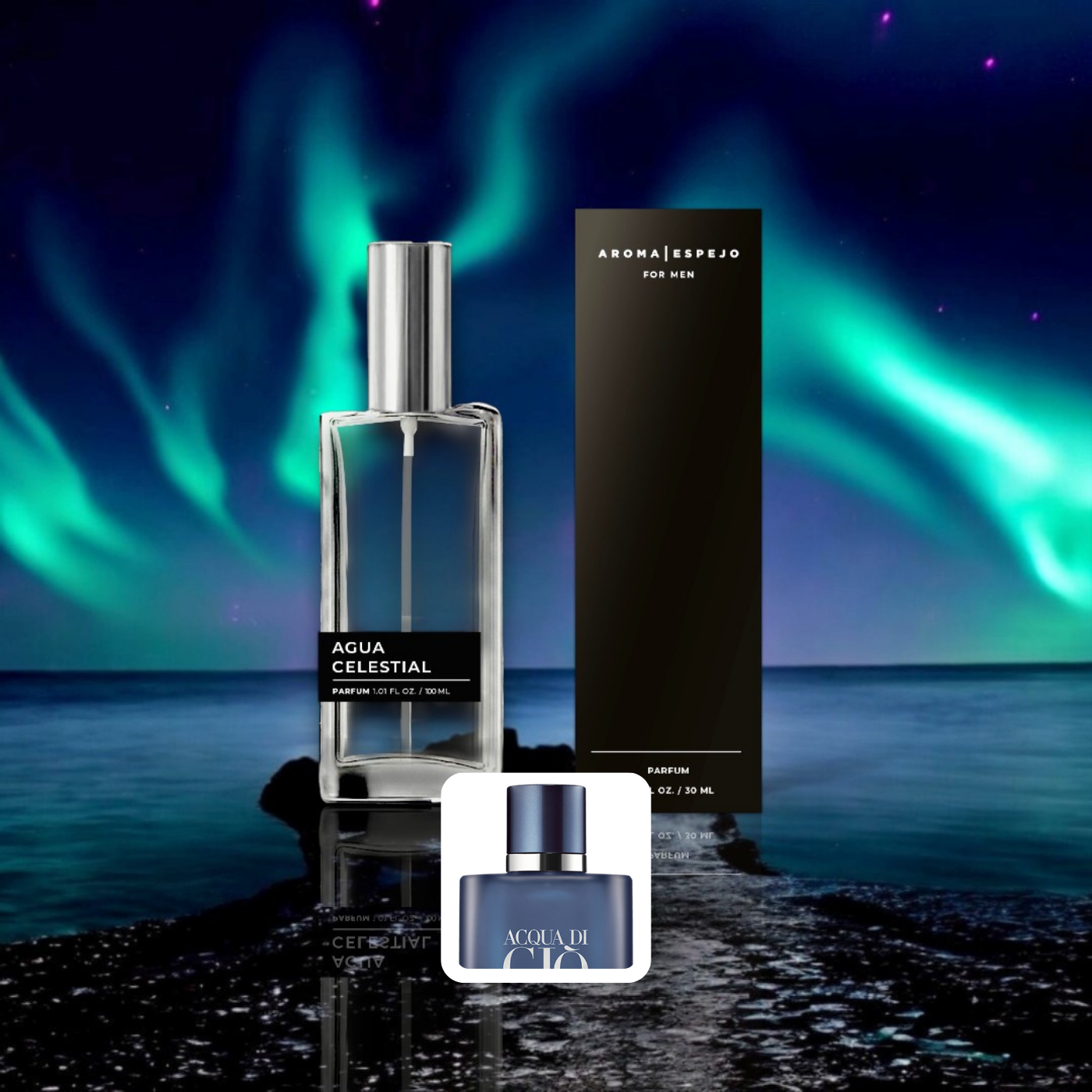 Gio Profondo Aqua De Gio Mujer Notas Agua Celestial (Inspirado En